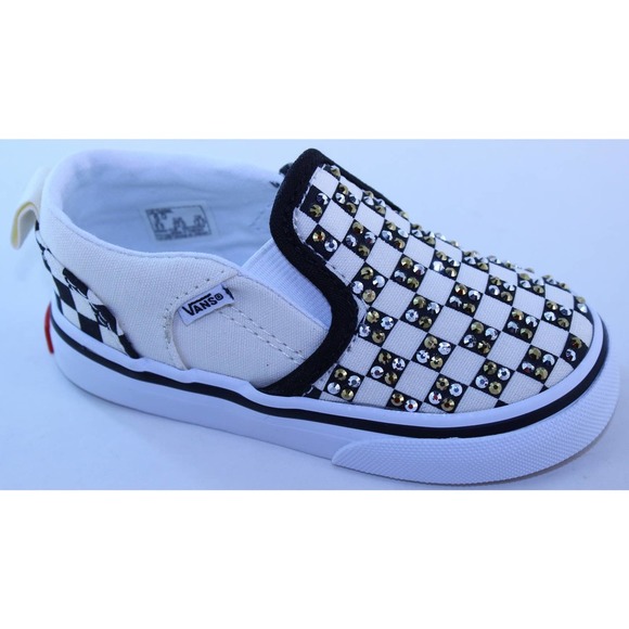 Vans Other - Vans Asher Slip-On Black Sneakers Toddler's Size 6